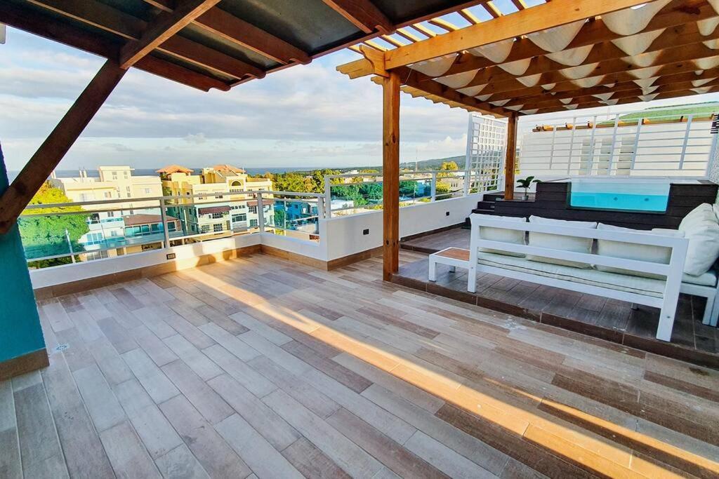 Apart. Bbq, Jacuzzi Y Vista Al Mar, 4Hb/Ac. Apartment Barahona Ngoại thất bức ảnh